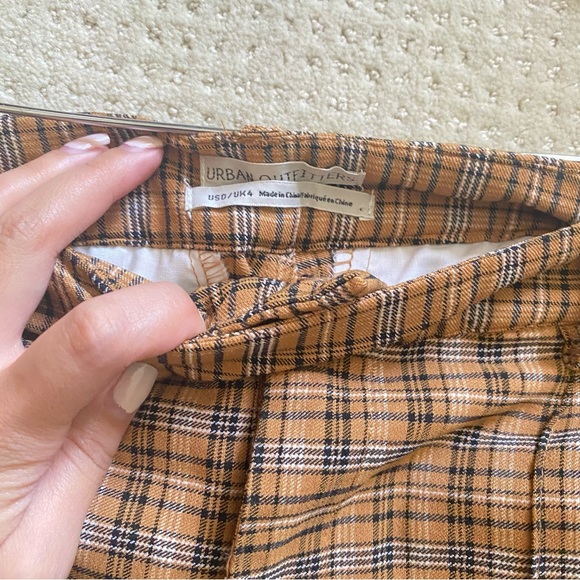 UO Mensy Plaid Straight Leg Trouser Pant - Picture 8 of 13